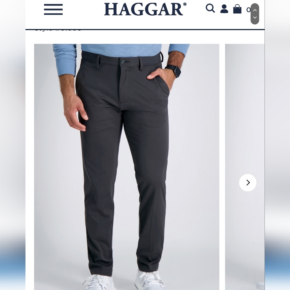 Charcoal gray hagger dress pants